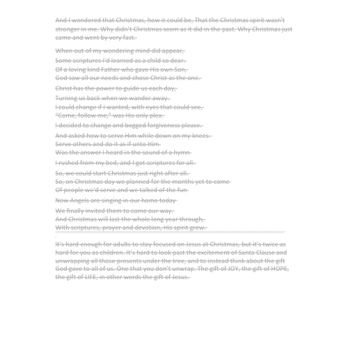 Children & Youth Sermon/Message/Lesson - Christmas Eve