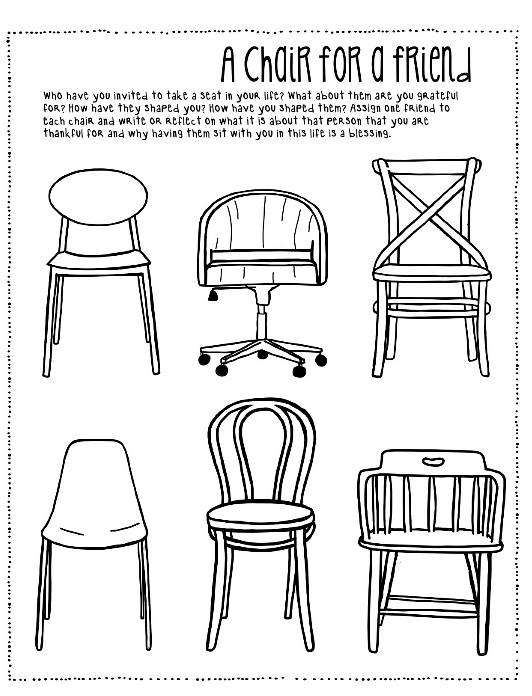 chair for a frien