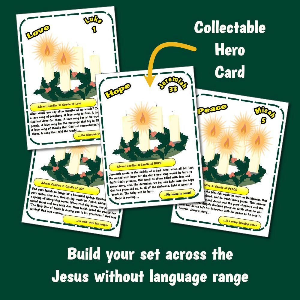 Jeremiah 33 - Advent Candles 1 - Hope - Ministry lesson with Bible crafts