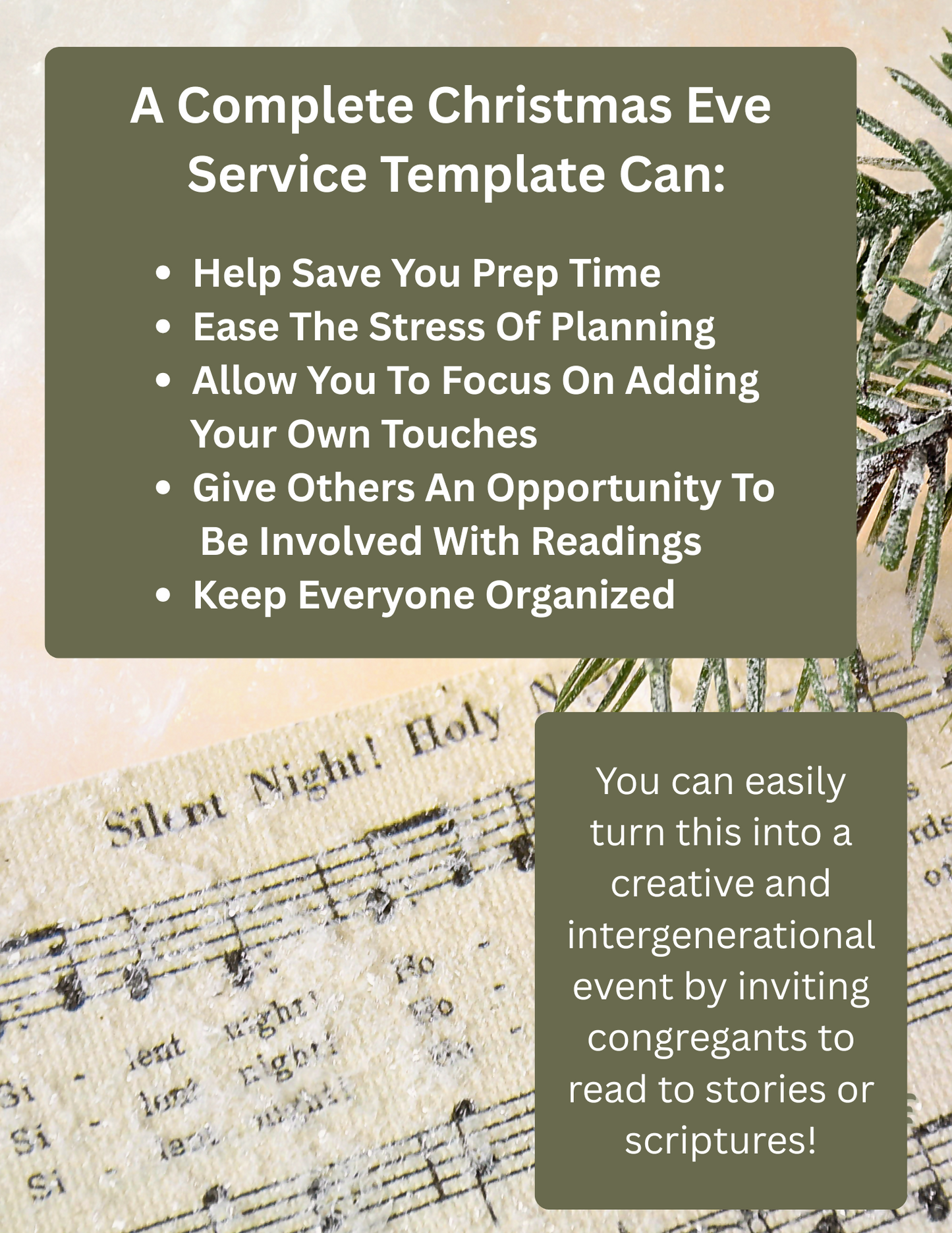 Christmas Eve Service: Stories Behind The Songs