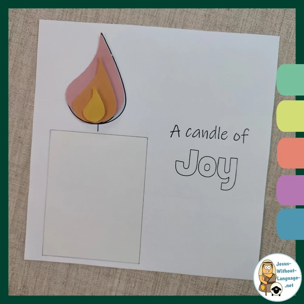 Isaiah 12 - Advent Candles 3 - Joy - Ministry lesson with Bible crafts