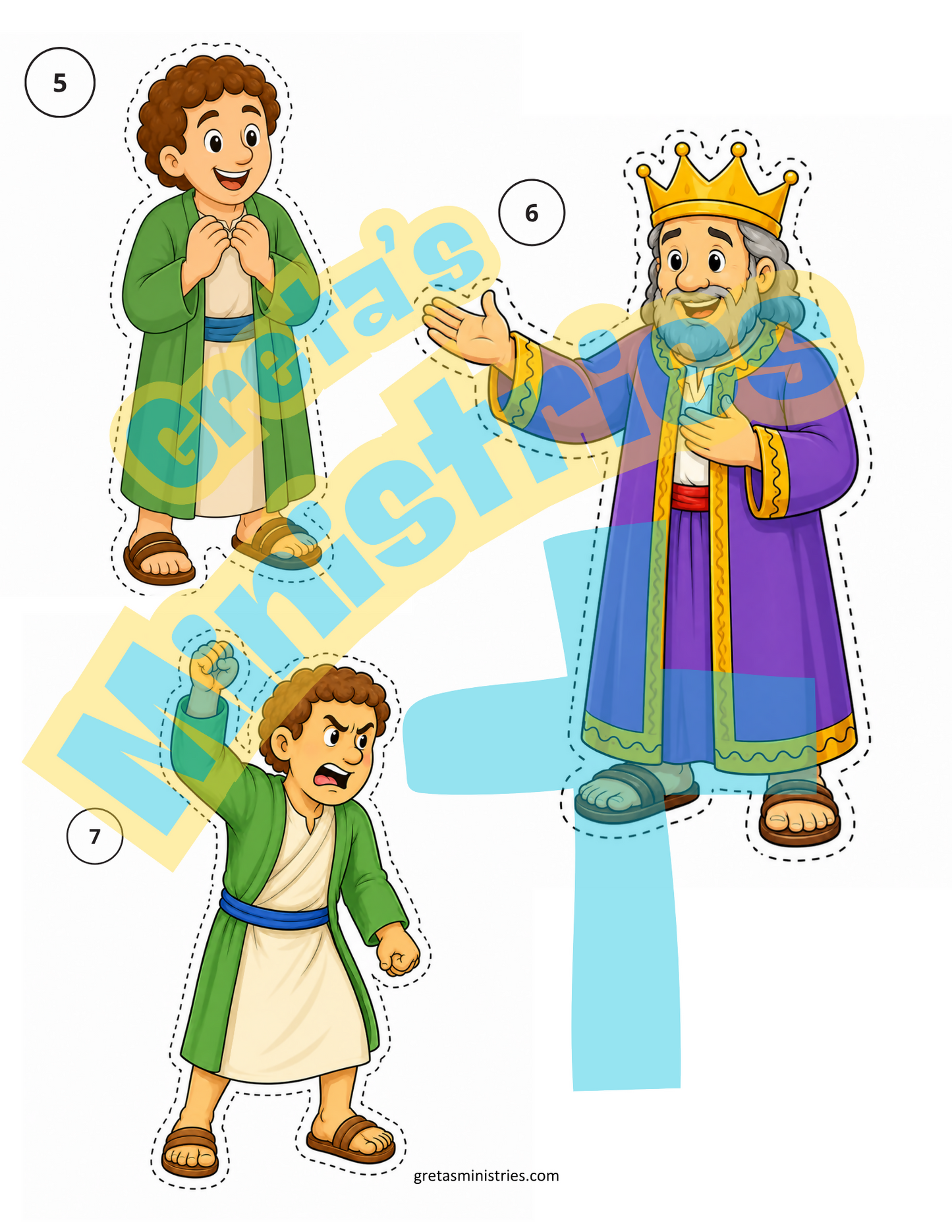 Parable of the Unforgiving Servant | Sunday School Lesson Plan | Puppets | Craft