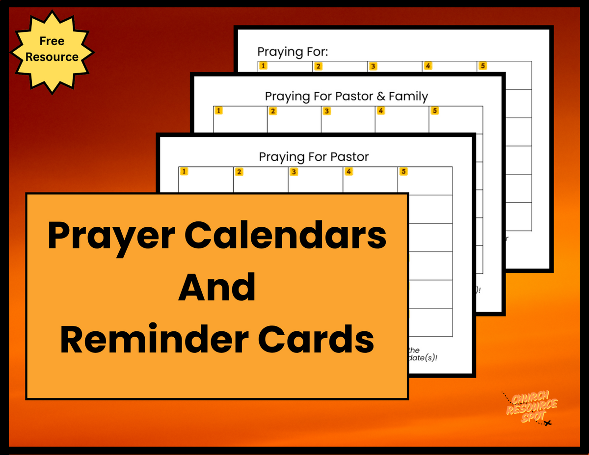 Prayer Calendars & Reminder Cards