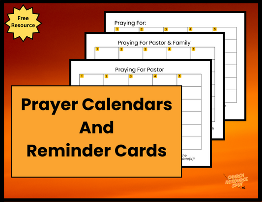 Prayer Calendars & Reminder Cards