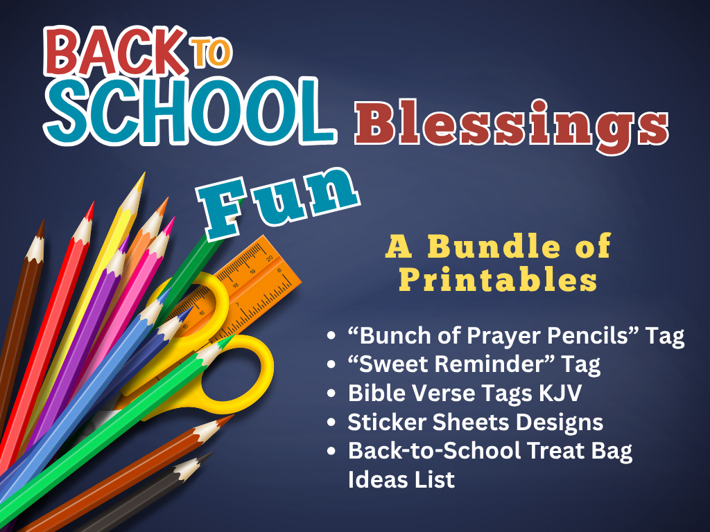 Back to School Blessings Fun KJV