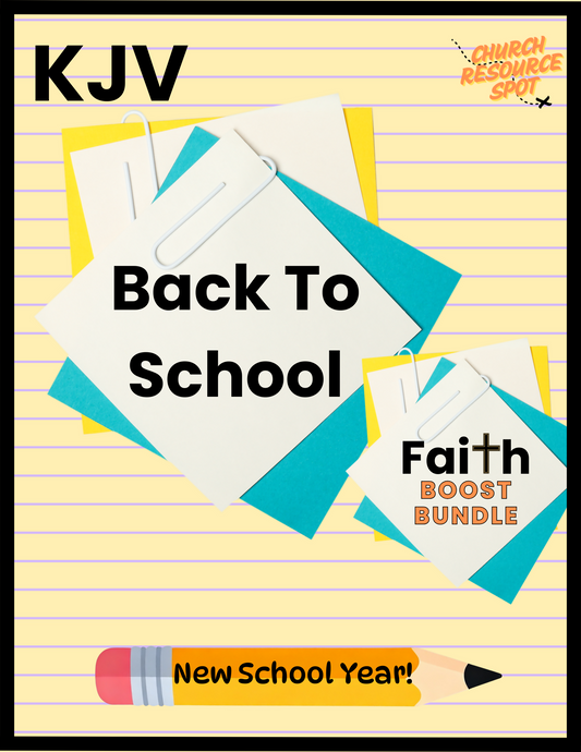 Back To School Faith Boost Bundle KJV