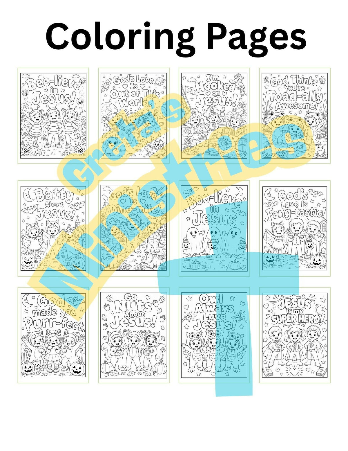 Christian Halloween MEGA Bundle | Trunk or Treat | Fall Festival | Class Party