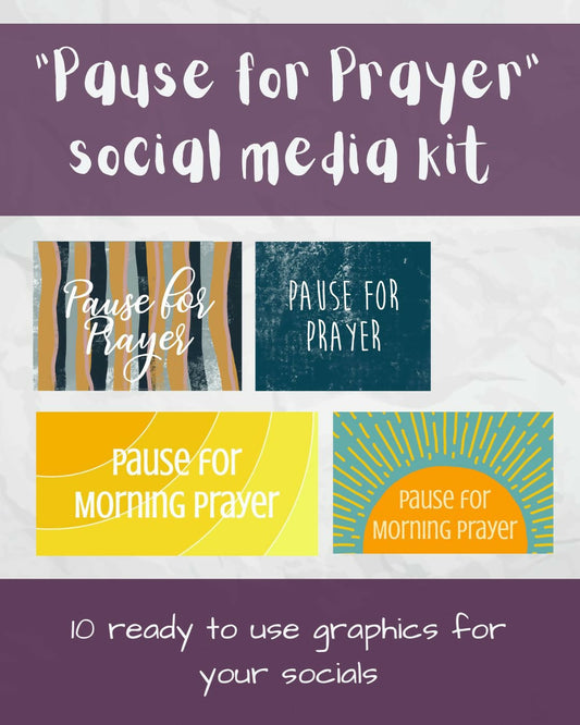 "Pause for Prayer" Social Media Kit