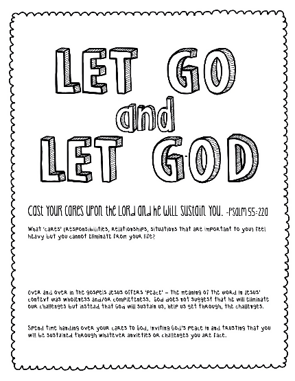 let go and let go