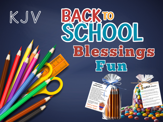 Back to School Blessings Fun KJV