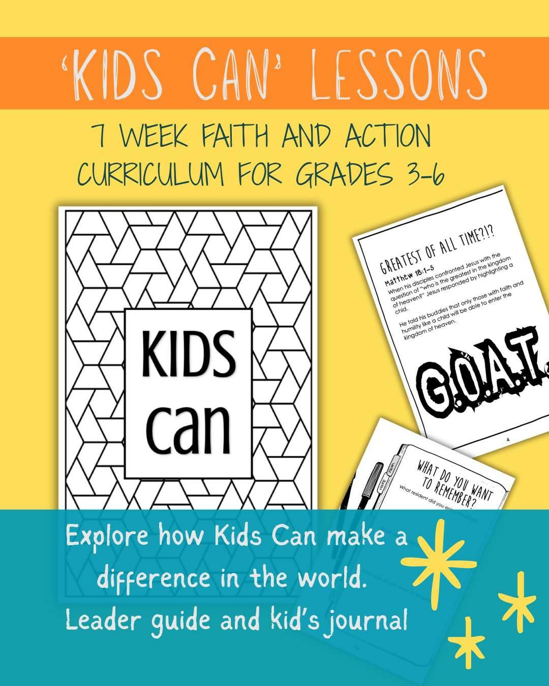 KidsCan- lessons on Childlike Faith and Being Doers of the Word