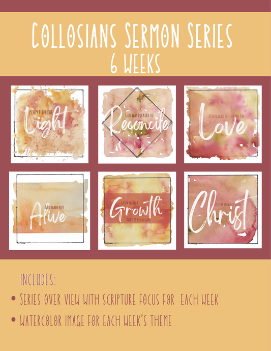 Colossians Sermon Series