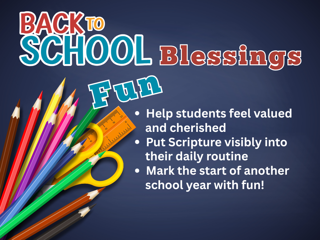 Back to School Blessings Fun KJV