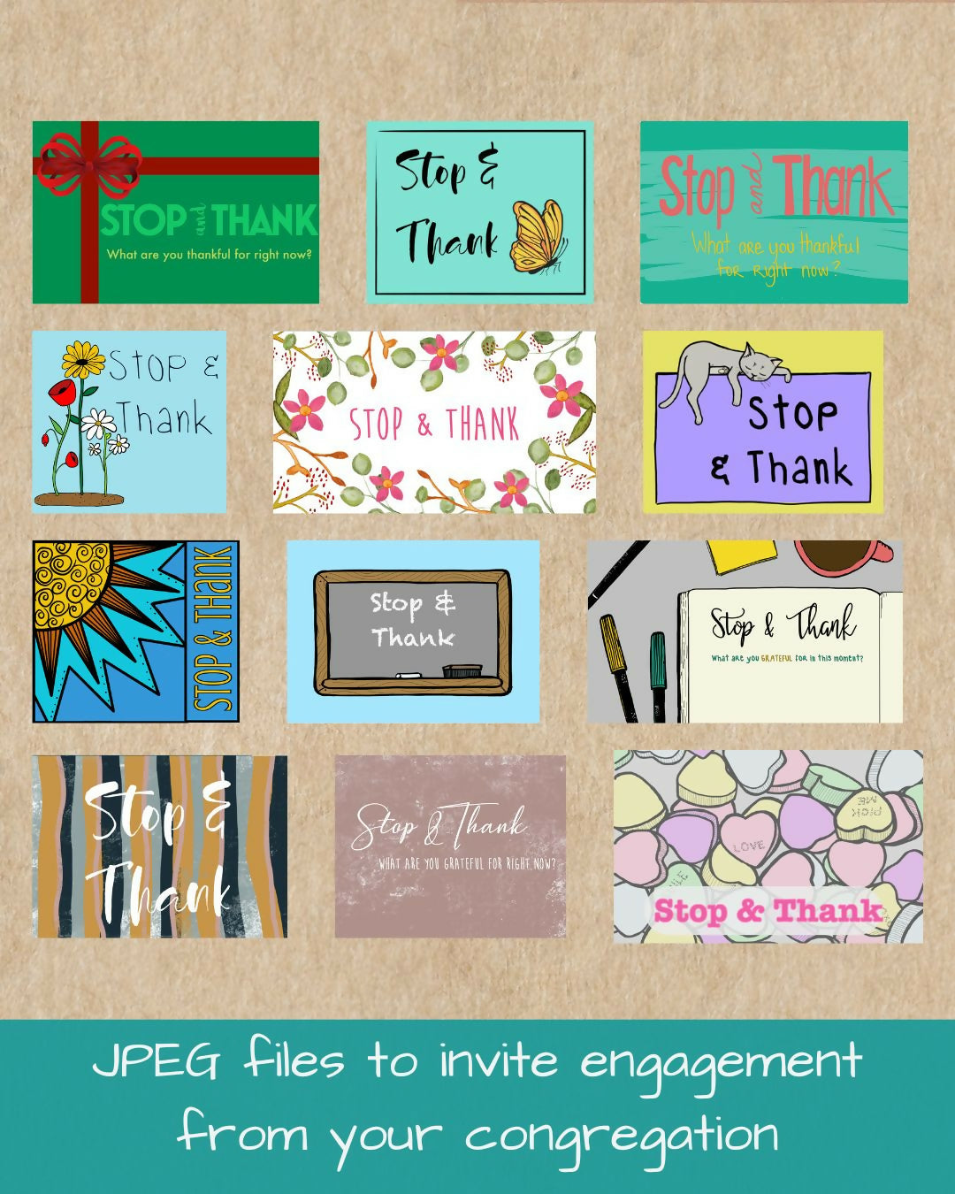 "Stop & Thank" Social Media Kit