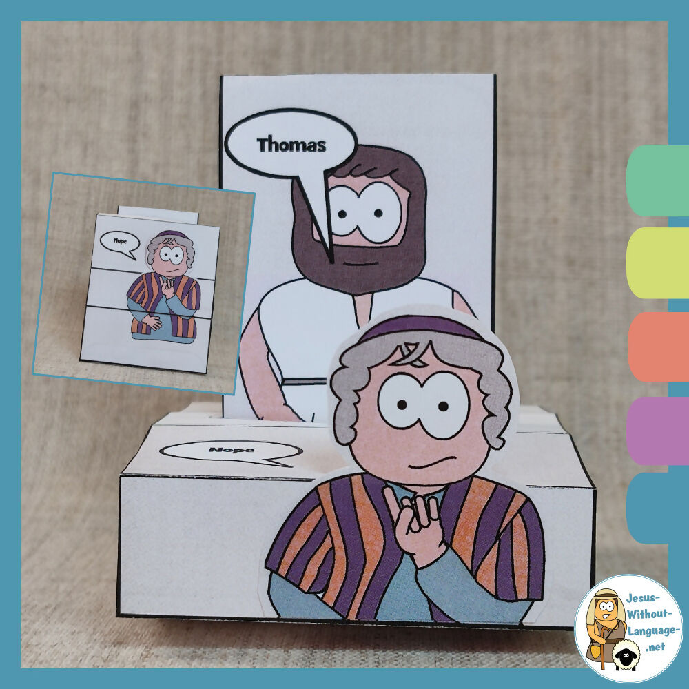 John 20 - Doubting Thomas | Ministry lesson, Bible crafts, Games