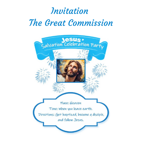 Children and Youth Sermon - Invitation – The Great Commission
