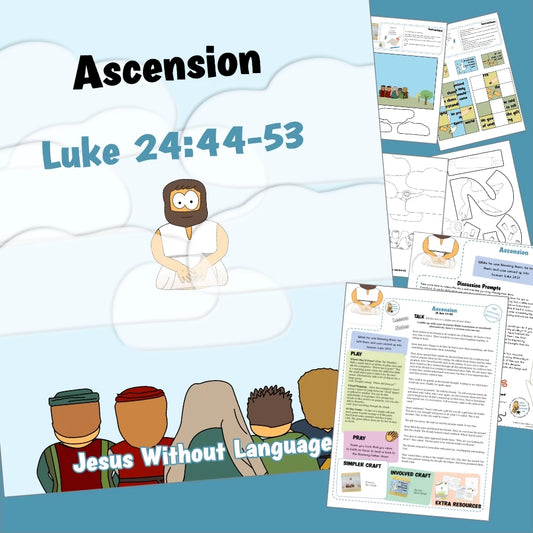 Luke 24 - Ascension | Ministry lesson, Bible crafts, Games