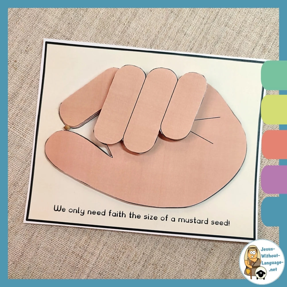 Luke 17 - Mustard Seed Faith | Ministry lesson, Bible crafts, Games