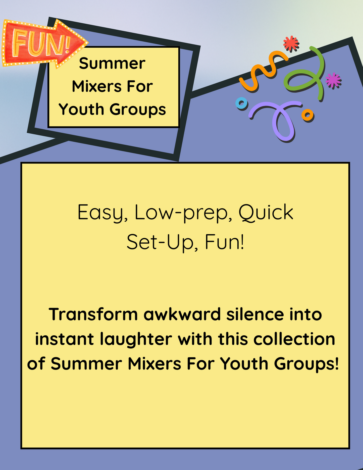 Summer Mixers For Youth Groups