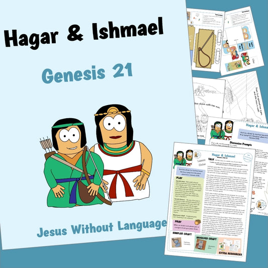 Genesis 21 - Hagar and Ishmael | Ministry lesson, Bible crafts, Games