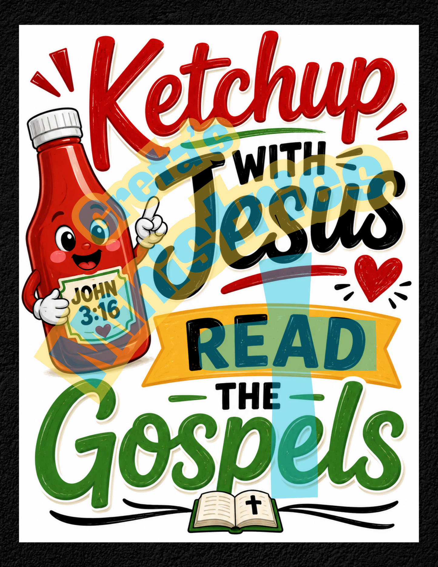 Taste and See That the Lord Is Good | Christian Classroom Posters | Food Puns