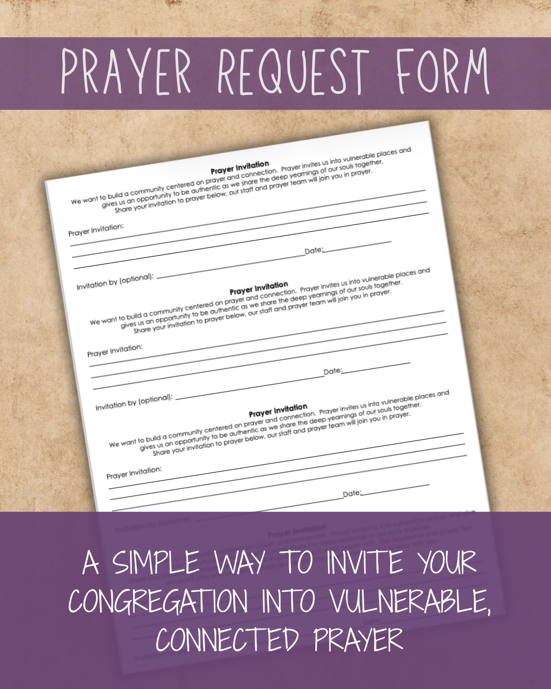 Prayer Invitation Cards