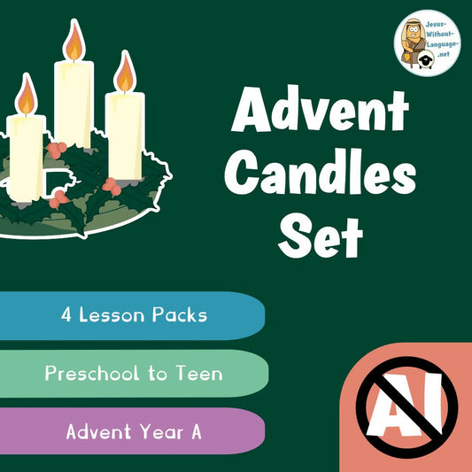 Advent Candles - 4 weeks of Messiah prophecies.