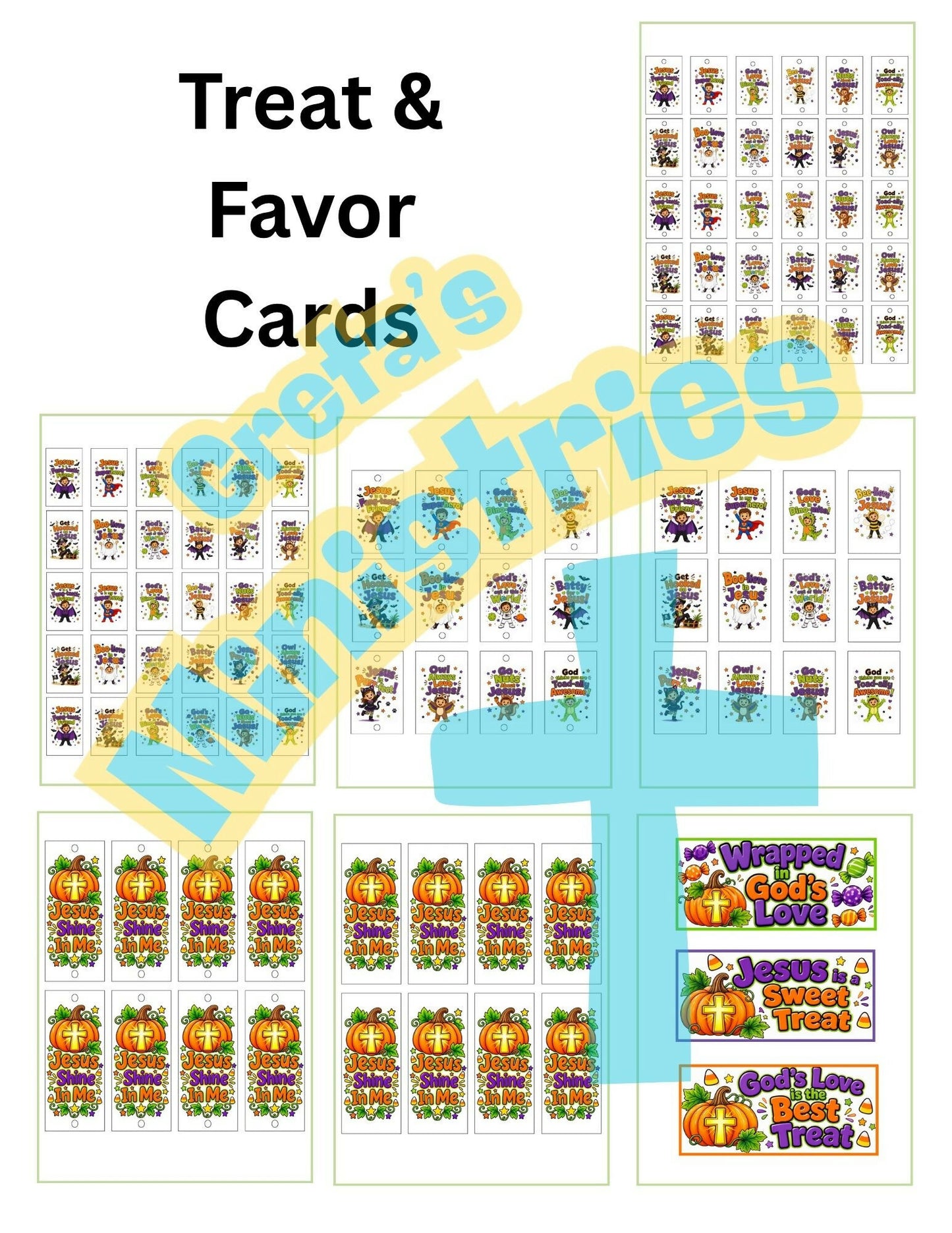 Christian Halloween MEGA Bundle | Trunk or Treat | Fall Festival | Class Party