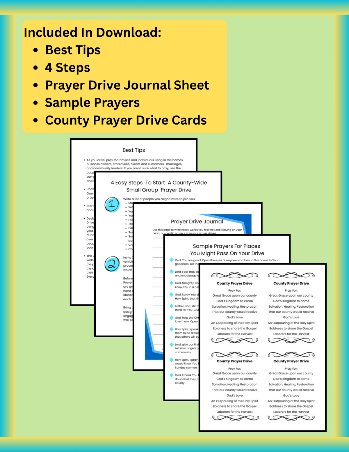 4 Easy Steps To Start A County-Wide Small Group Prayer Drive