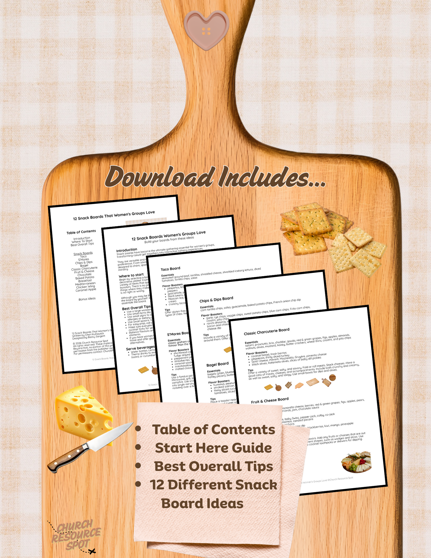 12 Snack Boards That Women's Groups Love