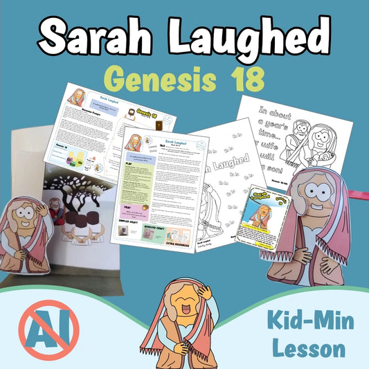 Genesis 18 - Sarah Laughed | Ministry lesson, Bible crafts, Games