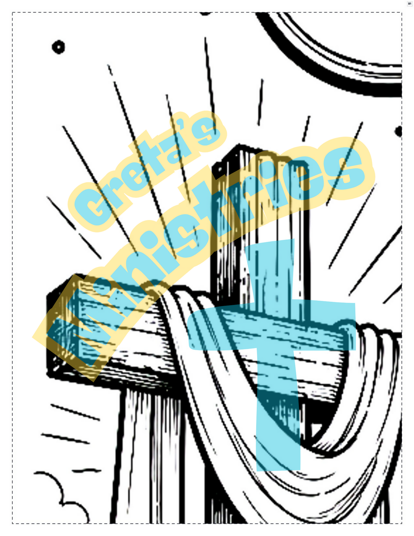 John 3:16 Collaborative Coloring Poster | Class Bible Verse Activity