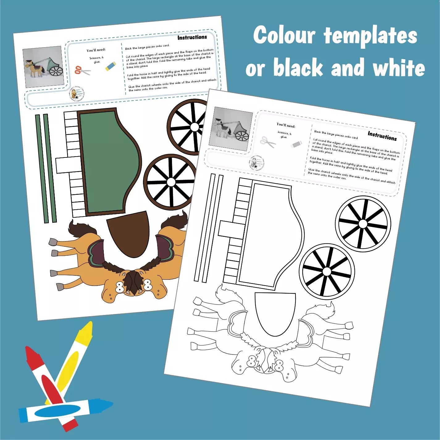Philip & the Ethiopian (Acts 8) - Kidmin lesson with Crafts and colouring