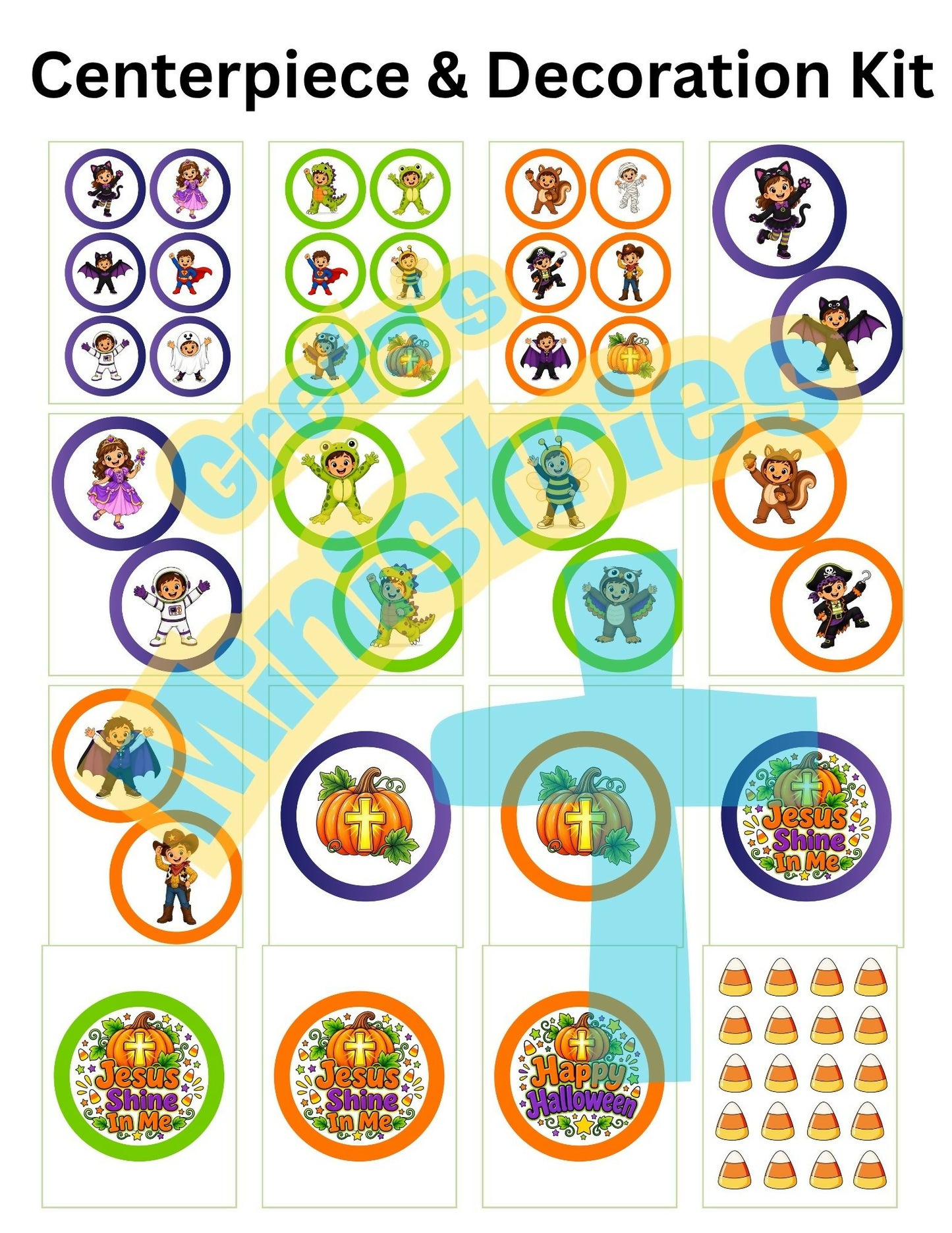 Christian Halloween MEGA Bundle | Trunk or Treat | Fall Festival | Class Party