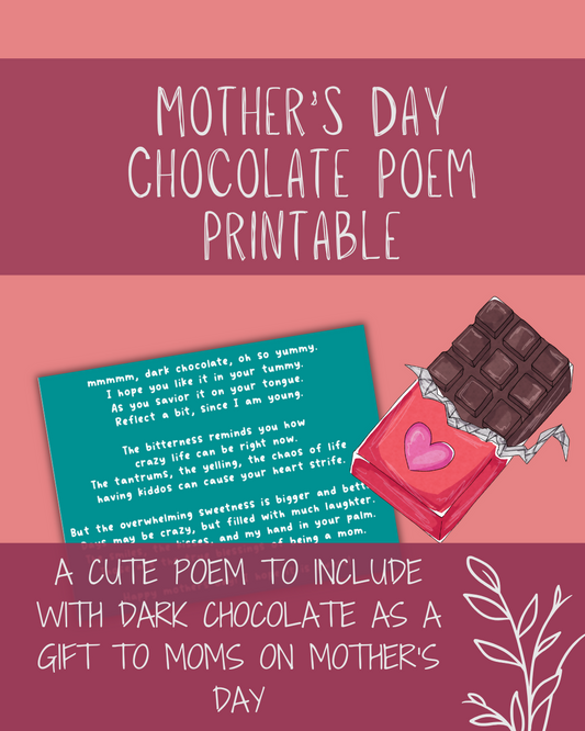 Dark Chocolate Mother's Day Poem