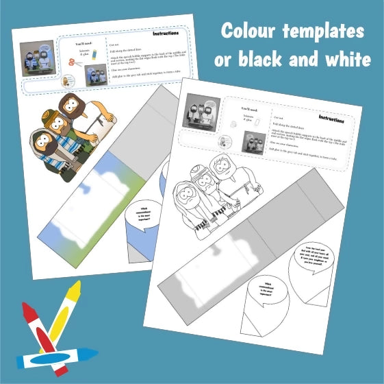 Greatest Commandment (Matthew 22) Kidmin lesson with crafts and colouring