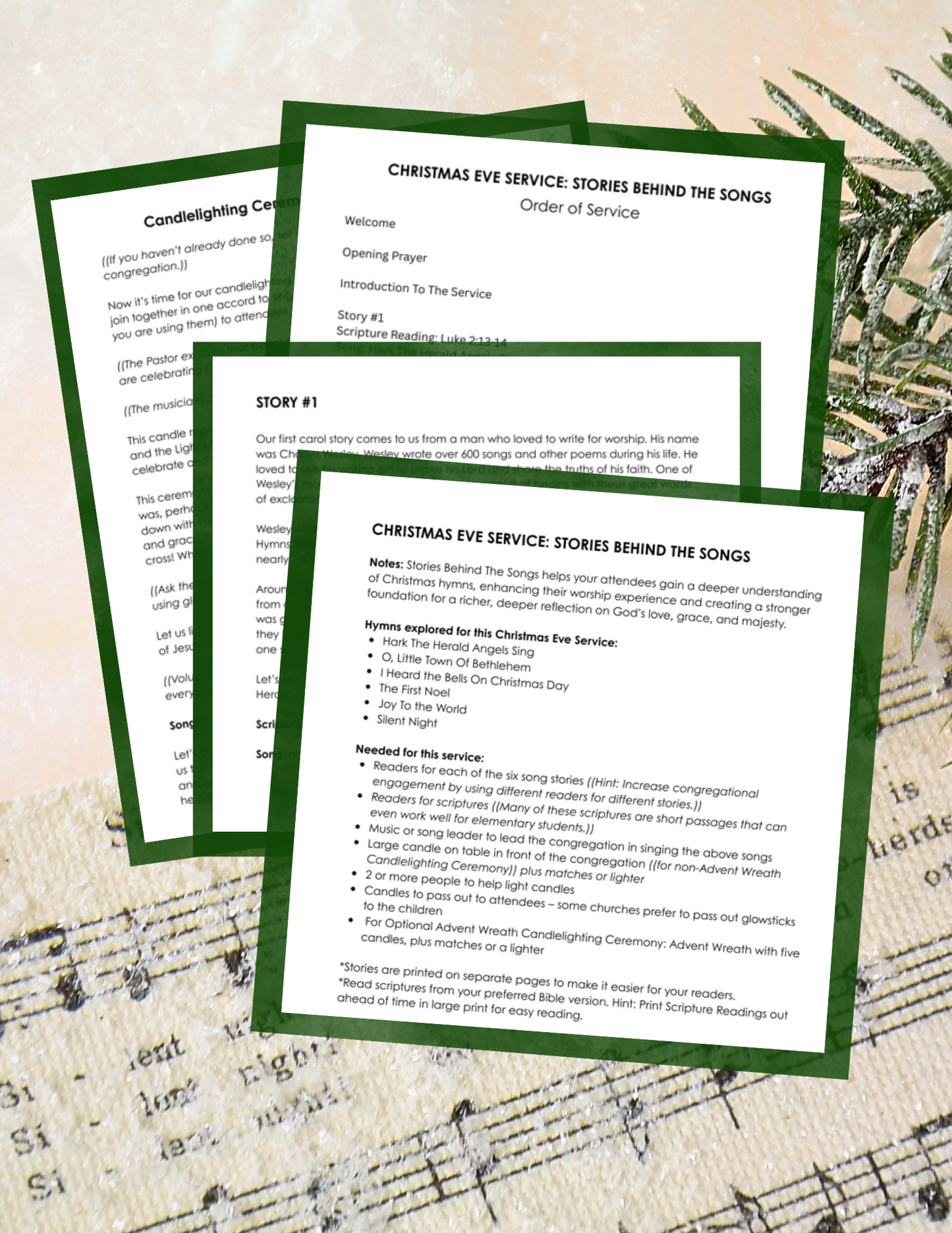 Christmas Eve Service: Stories Behind The Songs