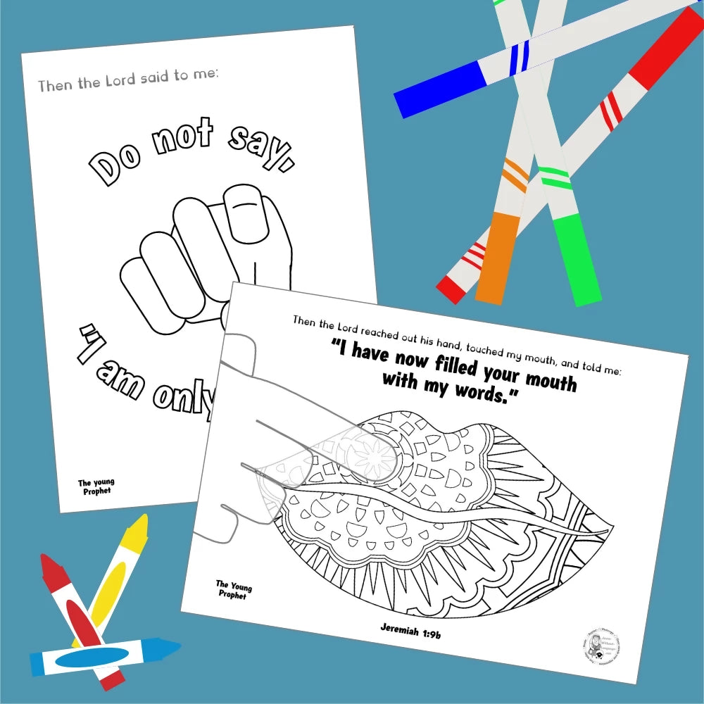 Jeremiah 1 - The Young Prophet | Ministry lesson, Bible crafts, Games