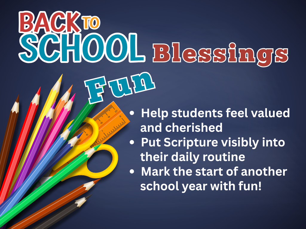 Back to School Blessings Fun