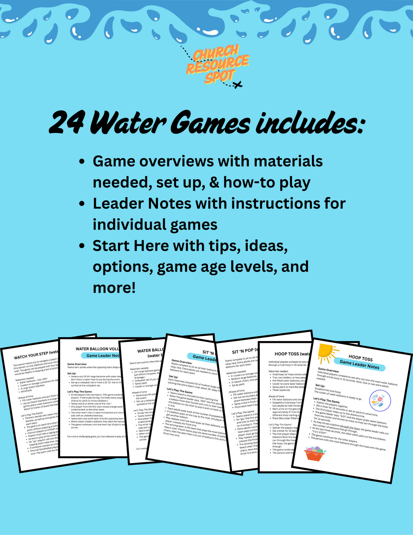 24 Water Games For Summer Fun