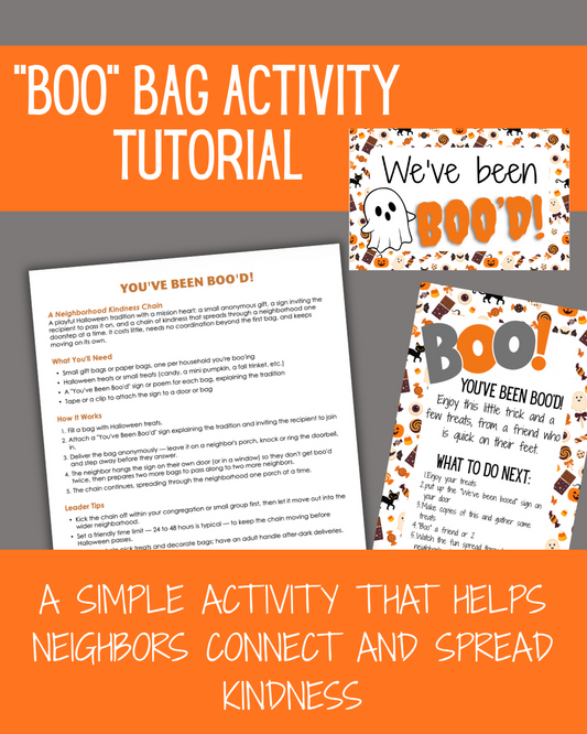 Boo Bag Activity Tutorial