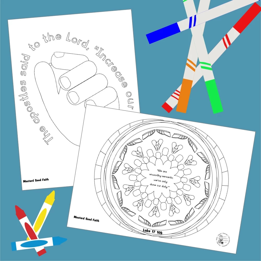 Luke 17 - Mustard Seed Faith | Ministry lesson, Bible crafts, Games