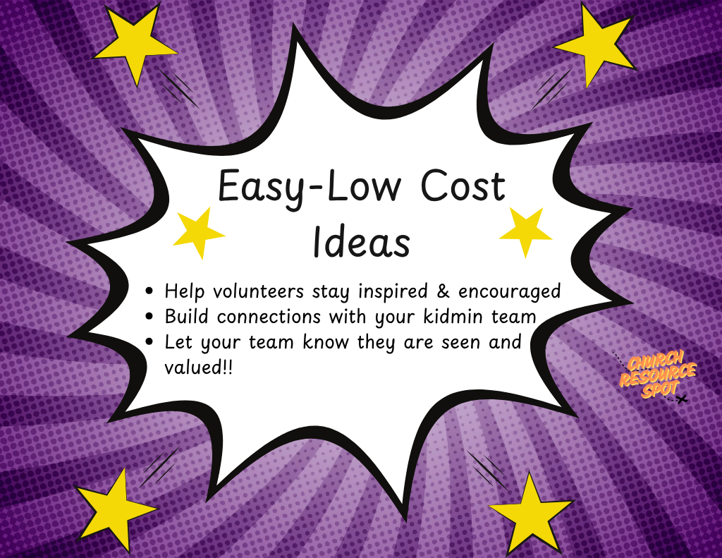 12 Months of Volunteer Appreciation Ideas - Children’s Ministry Edition