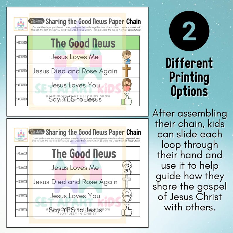 Sharing the Gospel Bible Craft for Kids | Good News Sunday School Craft | Children's Ministry Printable