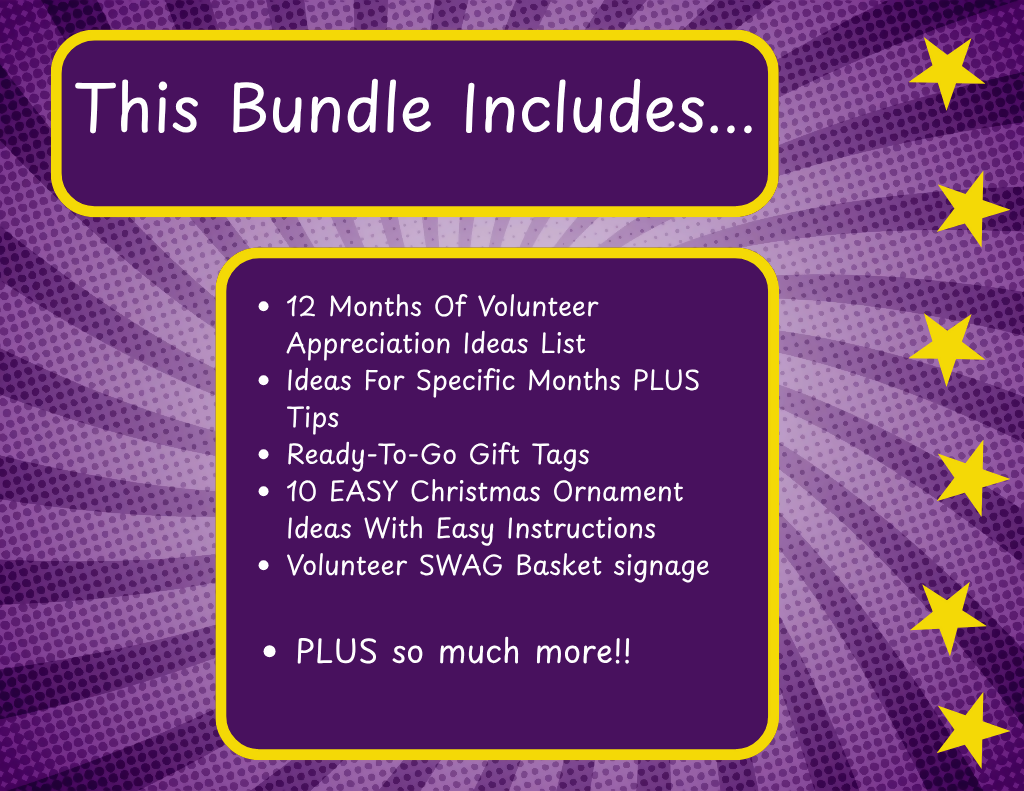 12 Months of Volunteer Appreciation Ideas - Children’s Ministry Edition