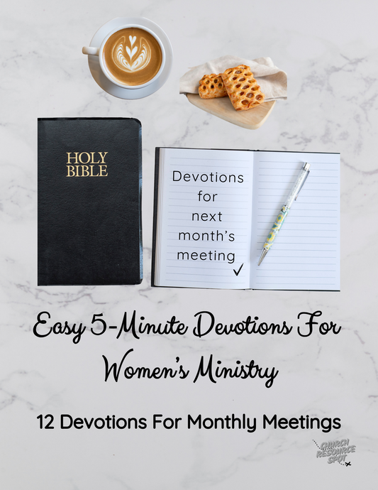 Easy 5-Minute Devotions For Women's Ministry