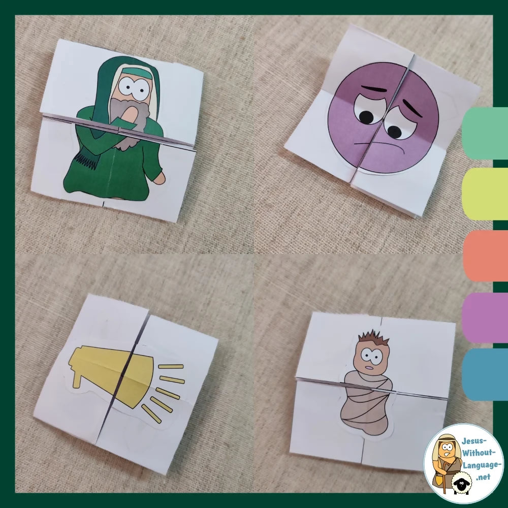Luke 1 (Zechariah) - Advent Candles 2 - Love - Ministry lesson with Bible crafts