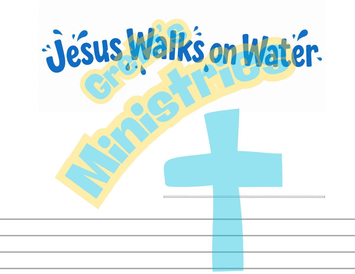 Jesus Walks on Water 3D Craft | Interactive Bible Craft | Preschool - 1st grade