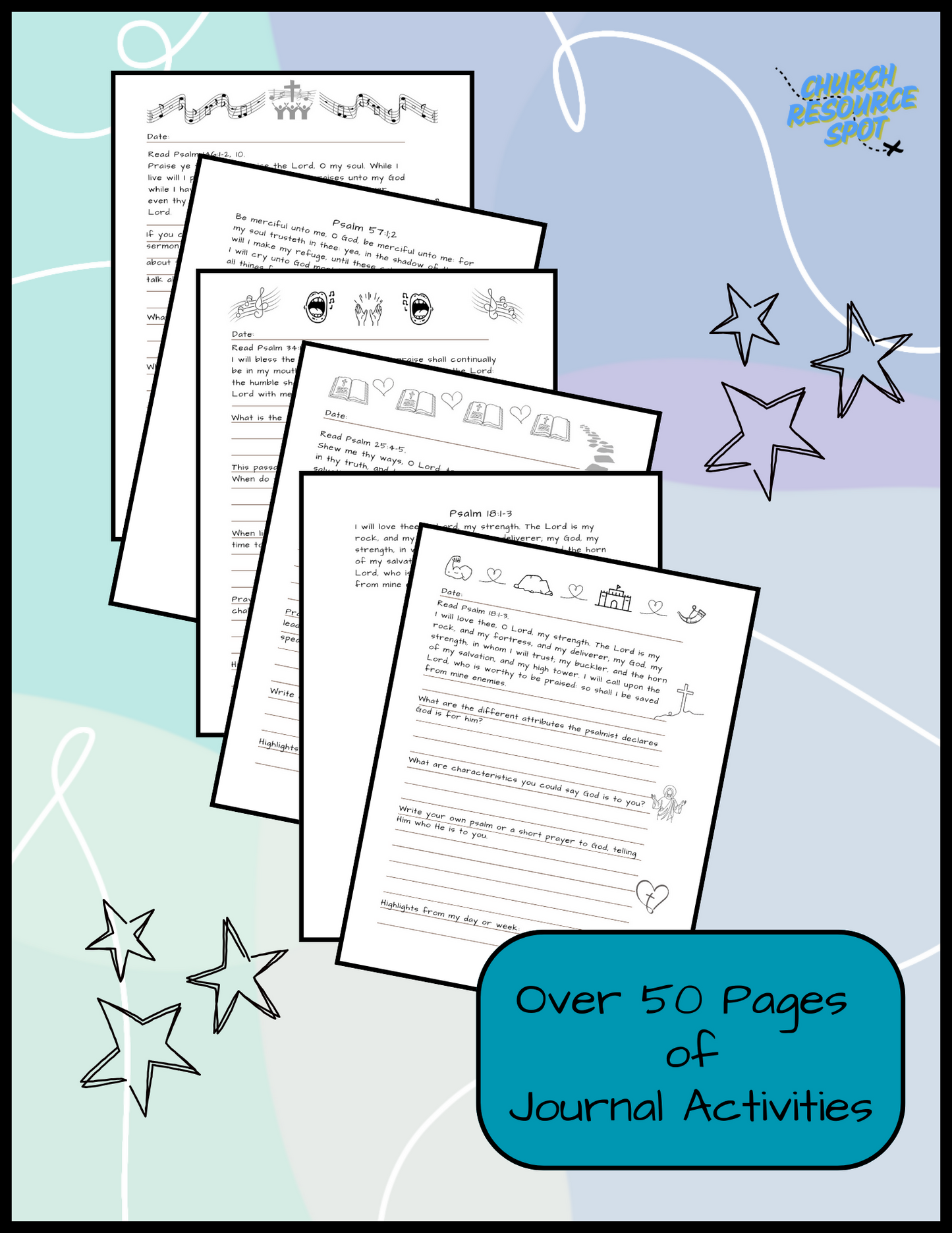 Psalms - A Journal For Teens KJV
