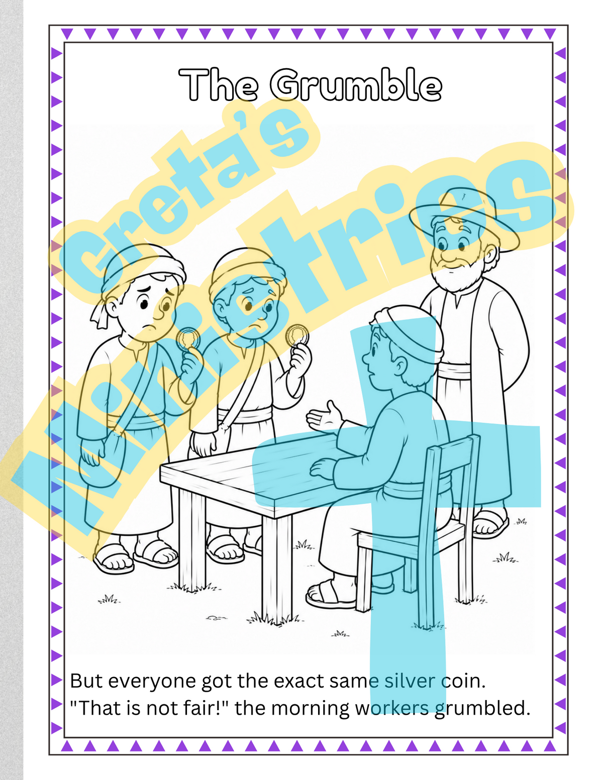 Parable The Workers in the Vineyard | Sunday School Lesson Plan | Crafts & Games